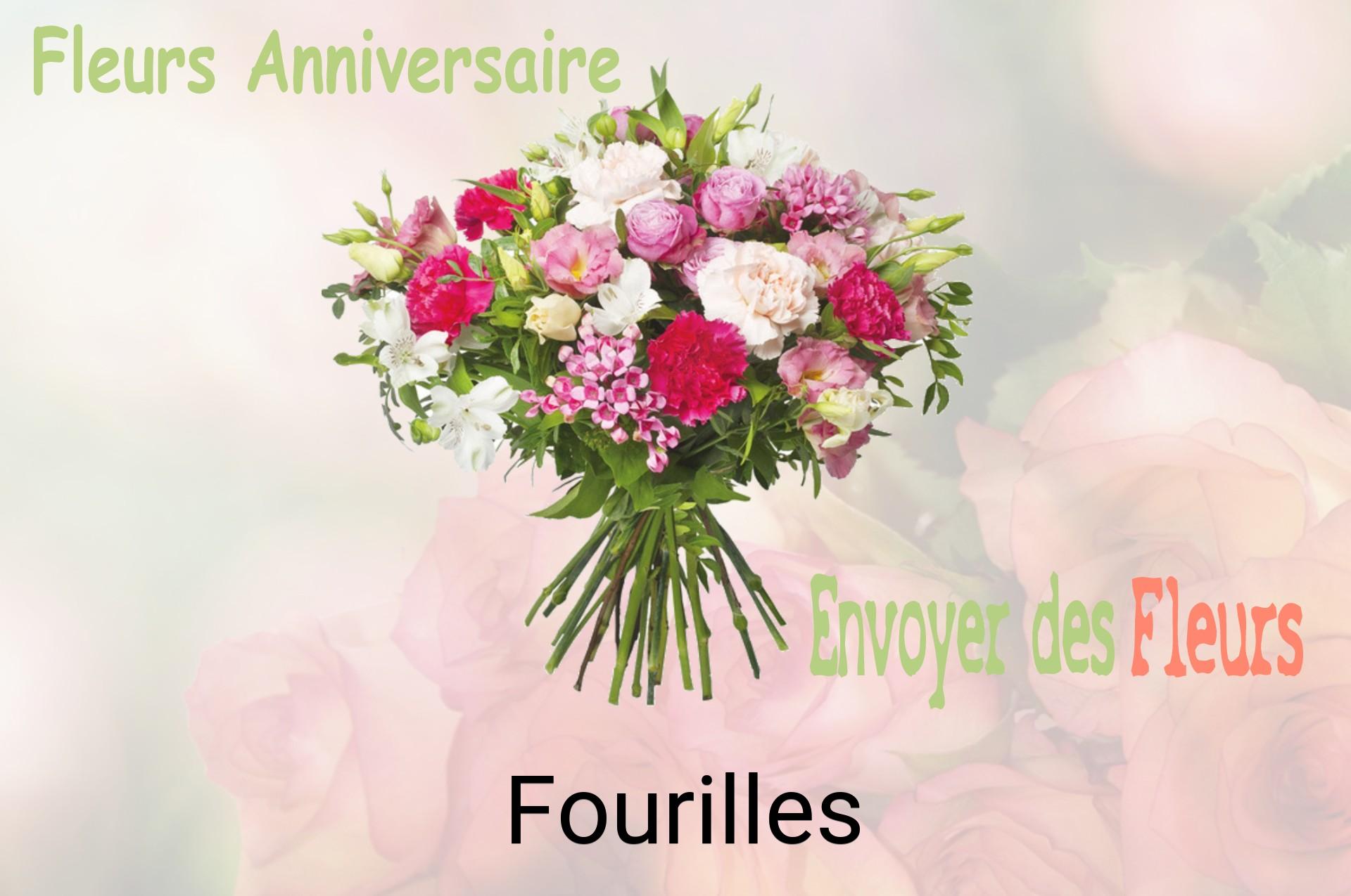 Bouquet de fleurs d’anniversaire livré à Fourilles